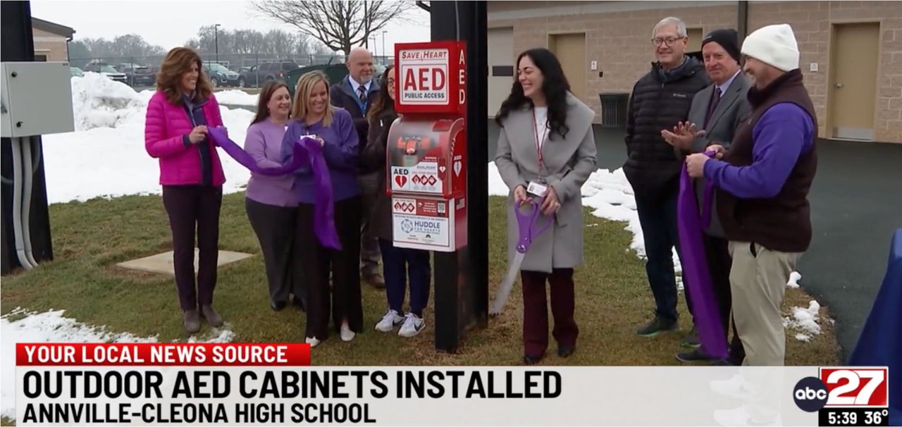 Pennsylvania Promoting SCA Awareness & Outdoor AEDs